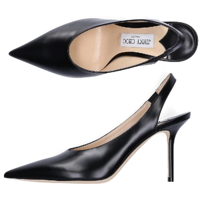 Shop Jimmy Choo 露跟高跟鞋 Ivy  黑色 In Black