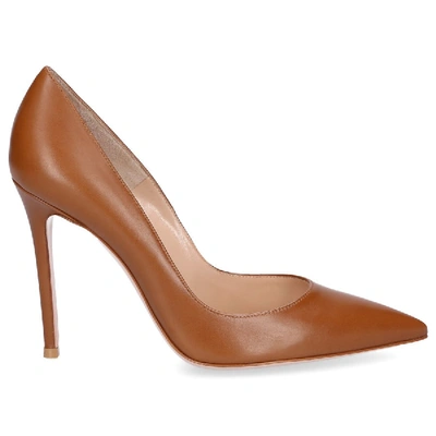 Shop Gianvito Rossi Pumps Gianvito  Smooth Leather Brown