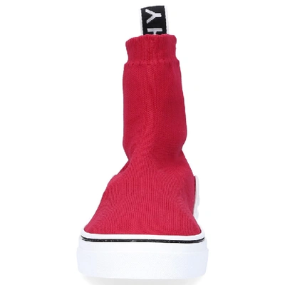 Shop Givenchy High-top Sneakers George V  Polyamide Logo Red