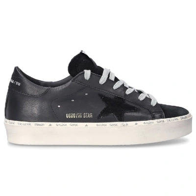 Shop Golden Goose Low-top Sneakers Histar In Black