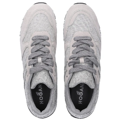 Shop Hogan Low-top Sneakers R261 In Grey