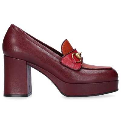 Shop Gucci Platform Pumps 0g0w0 In Red