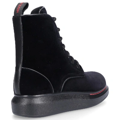 Shop Alexander Mcqueen Ankle Boots Black Ofelia