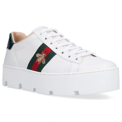 Shop Gucci Low-top Sneakers Dope0 In White