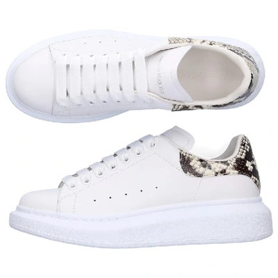 Shop Alexander Mcqueen Low-top Sneakers Larry In Grey