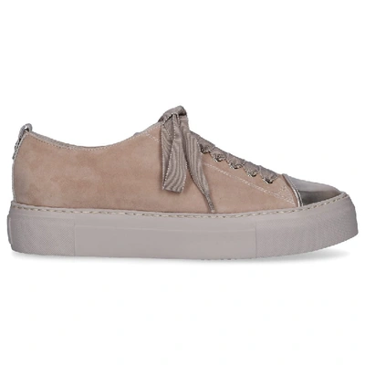 Shop Agl Attilio Giusti Leombruni Low-top Sneakers 925013  Beige