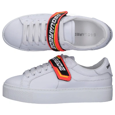 Shop Dsquared2 Low-top Sneakers New Tennis In White