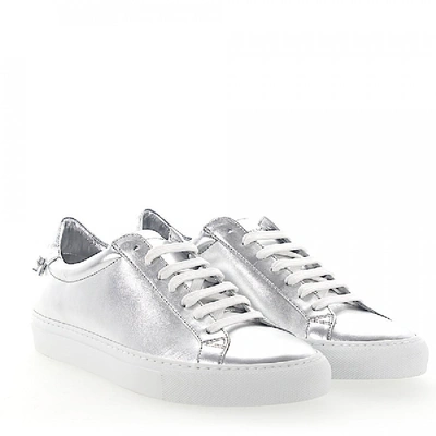 Shop Givenchy Lace Up Shoes Urban Street In Silver