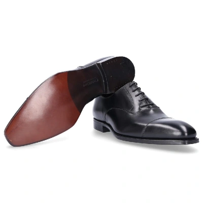 Shop Crockett & Jones Business Shoes Oxford Harewood Calfskin Smooth Leather Black