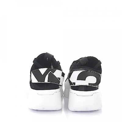 Shop Y-3 High-top Sneakers Ayero Logo Black White