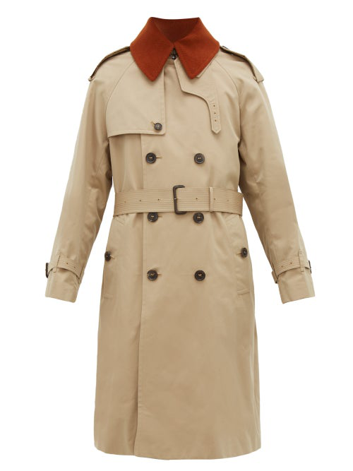 Mackintosh Edinburgh Honey Cotton Oversized Trench Coat | Gm-1008fc In ...