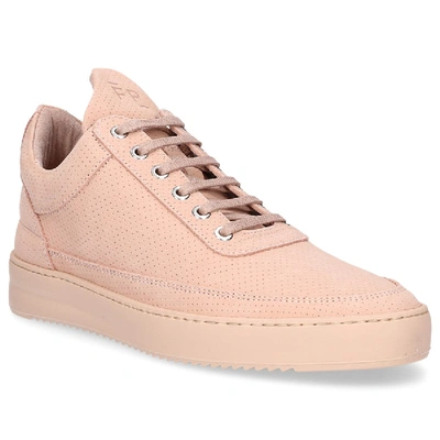 Shop Filling Pieces Low-top Sneakers Ripple In Pink