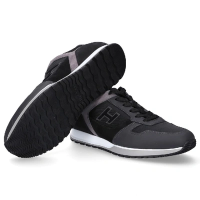 Shop Hogan Sneaker Low H321 Mesh Logo Black Grey