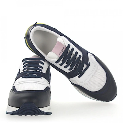 Shop Givenchy Low-top Sneakers Calfskin Mesh Synthetic Textile Logo Black Blue White Yellow