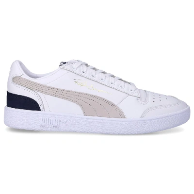 Shop Puma Low-top Sneakers Ralph Sampson Low Calfskin Logo White