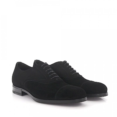 Shop Henderson Business Shoes Oxford 56305 Suede In Black