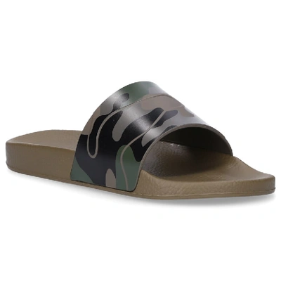 Shop Valentino Beach Sandals Ry2s0873 In Green