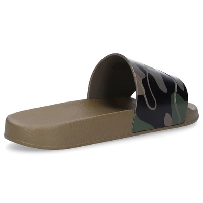 Shop Valentino Beach Sandals Ry2s0873 In Green