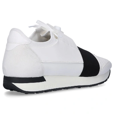 Shop Balenciaga Sneakers White Race Runner In White-combo