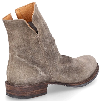Shop Fiorentini + Baker Ankle Boots Elf  Suede Taupe In Brown