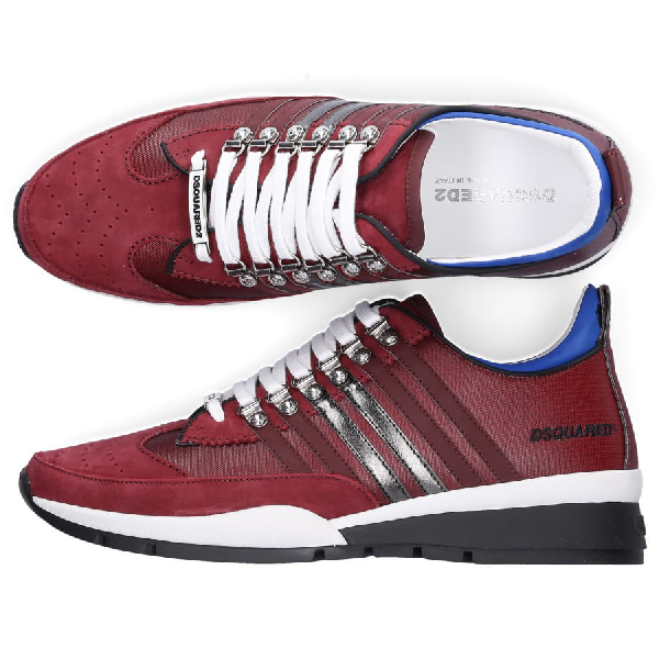 dsquared sneakers bordeaux