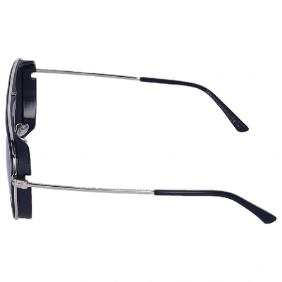 Shop Jimmy Choo Men Sunglasses Aviator Carl/s Pjp96 Metal Silver