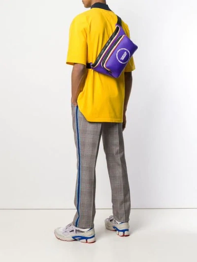 Shop Calvin Klein 205w39nyc Logo Belt Bag In Purple
