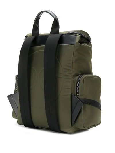 Shop Dolce & Gabbana Military Style Backpack In Green
