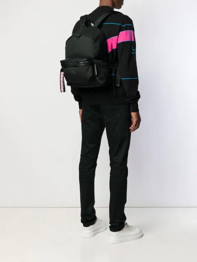 Shop Dsquared2 Logo Strap Backpack In Black