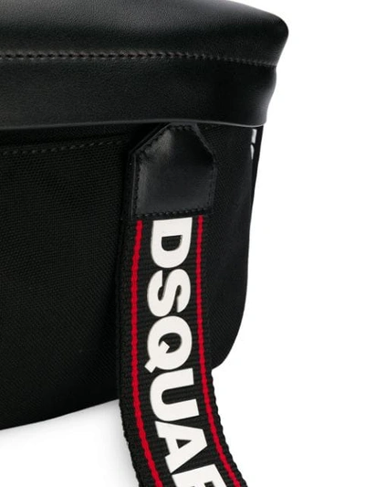 Shop Dsquared2 Logo Strap Backpack In Black