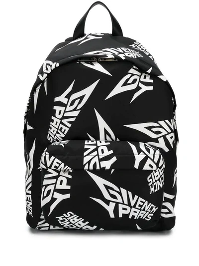 Shop Givenchy Extreme Logo Backpack In Black