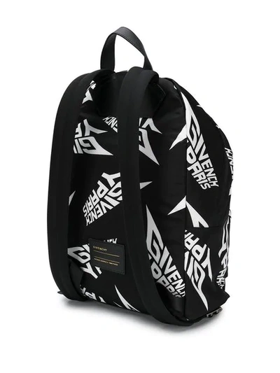 GIVENCHY EXTREME LOGO BACKPACK - 黑色