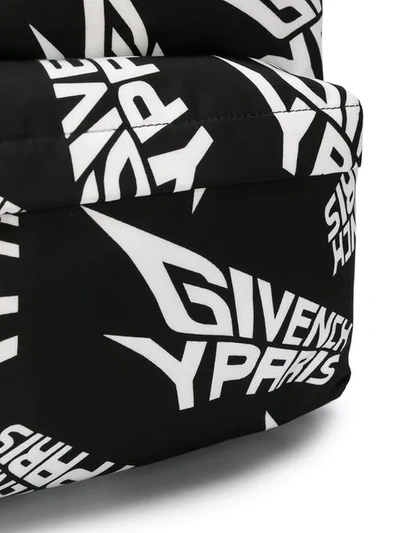 Shop Givenchy Extreme Logo Backpack In Black