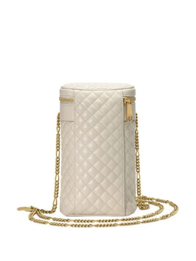 Shop Gucci Zumi Quilted Belt Bag In White