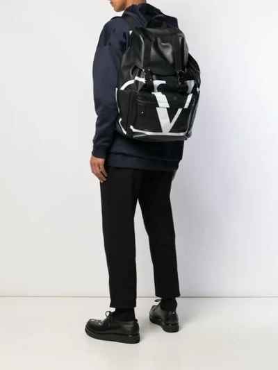 Shop Valentino Garavani Large Vlogo Backpack In Black