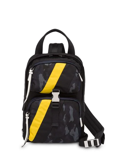 prada technical fabric backpack