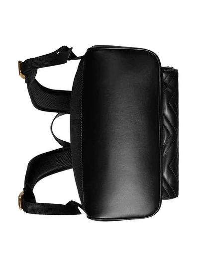 Shop Gucci Gg Marmont Matelassé Backpack In Black