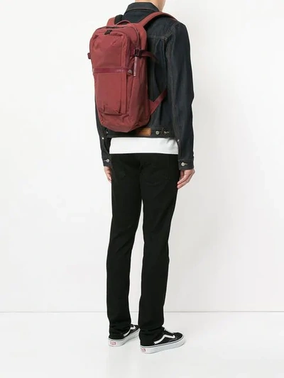 Shop As2ov Shrink Large Backpack In Red