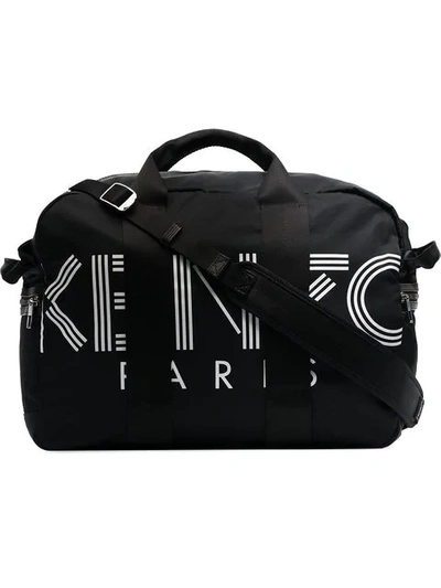 Shop Kenzo Paris Logo Tote Bag In Black