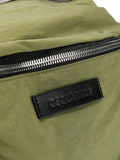 DSQUARED2 MILITARY-STYLE BELT BAG - 绿色