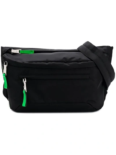 Shop Prada Trio Compartment Belt Bag In Black