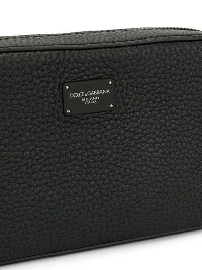 Shop Dolce & Gabbana Small Zipped Clutch In Black