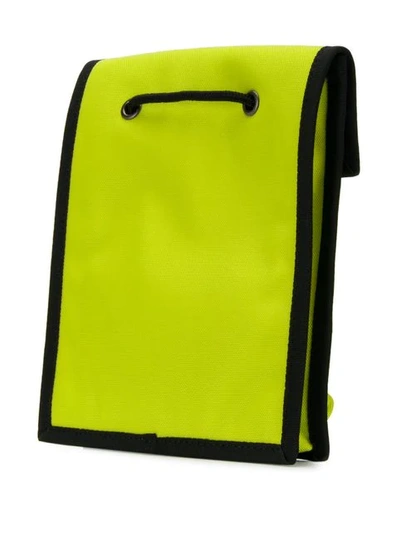 Shop Balenciaga Explorer Pouch In Yellow