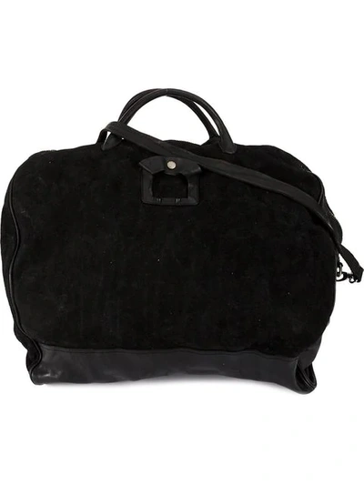 Shop Numero 10 Top Handle Holdall Bag In Black