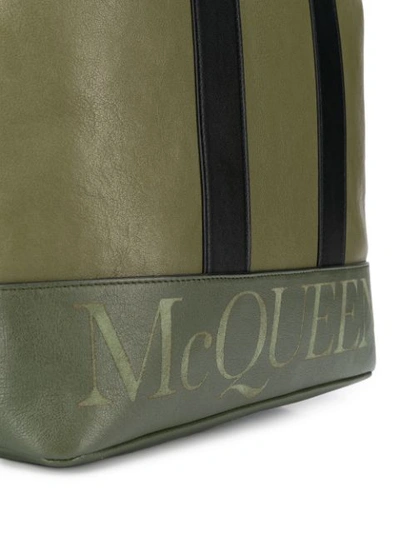 Shop Alexander Mcqueen De Manta Backpack In Green