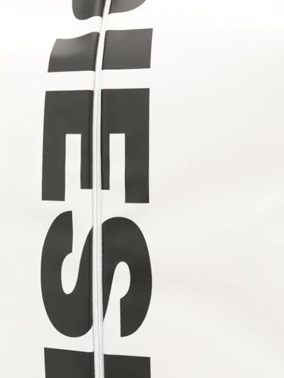 Shop Diesel Rucksack Mit Logo-print - Weiss In White