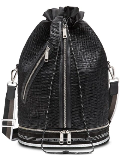 Shop Fendi Mon Tresor Sports Bag In Black