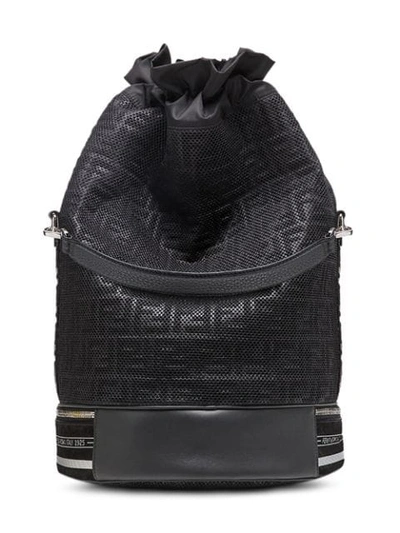 Shop Fendi Mon Tresor Sports Bag In Black