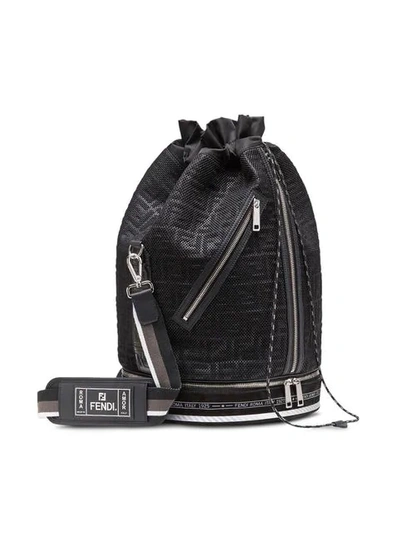 Shop Fendi Mon Tresor Sports Bag In Black