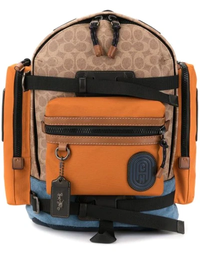 Shop Coach Durable Backpack In Brown